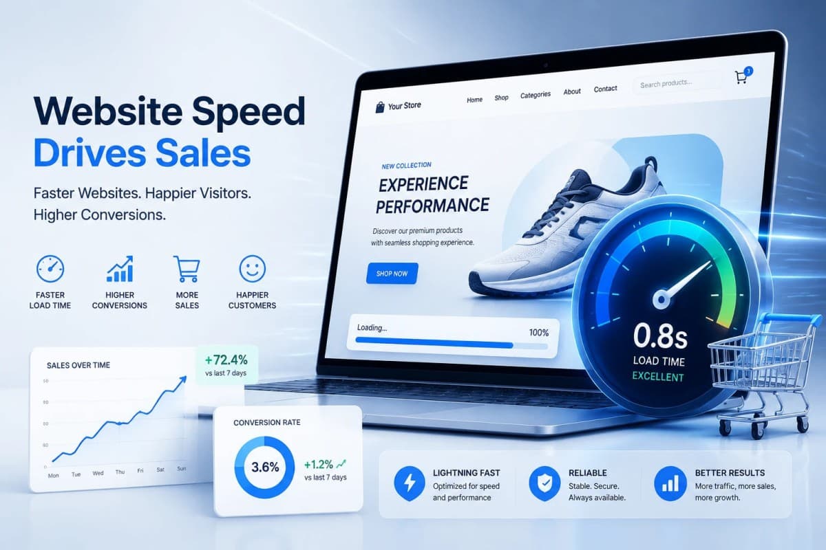 چرا سرعت سایت در فروش آنلاین تأثیر مستقیم دارد؟
