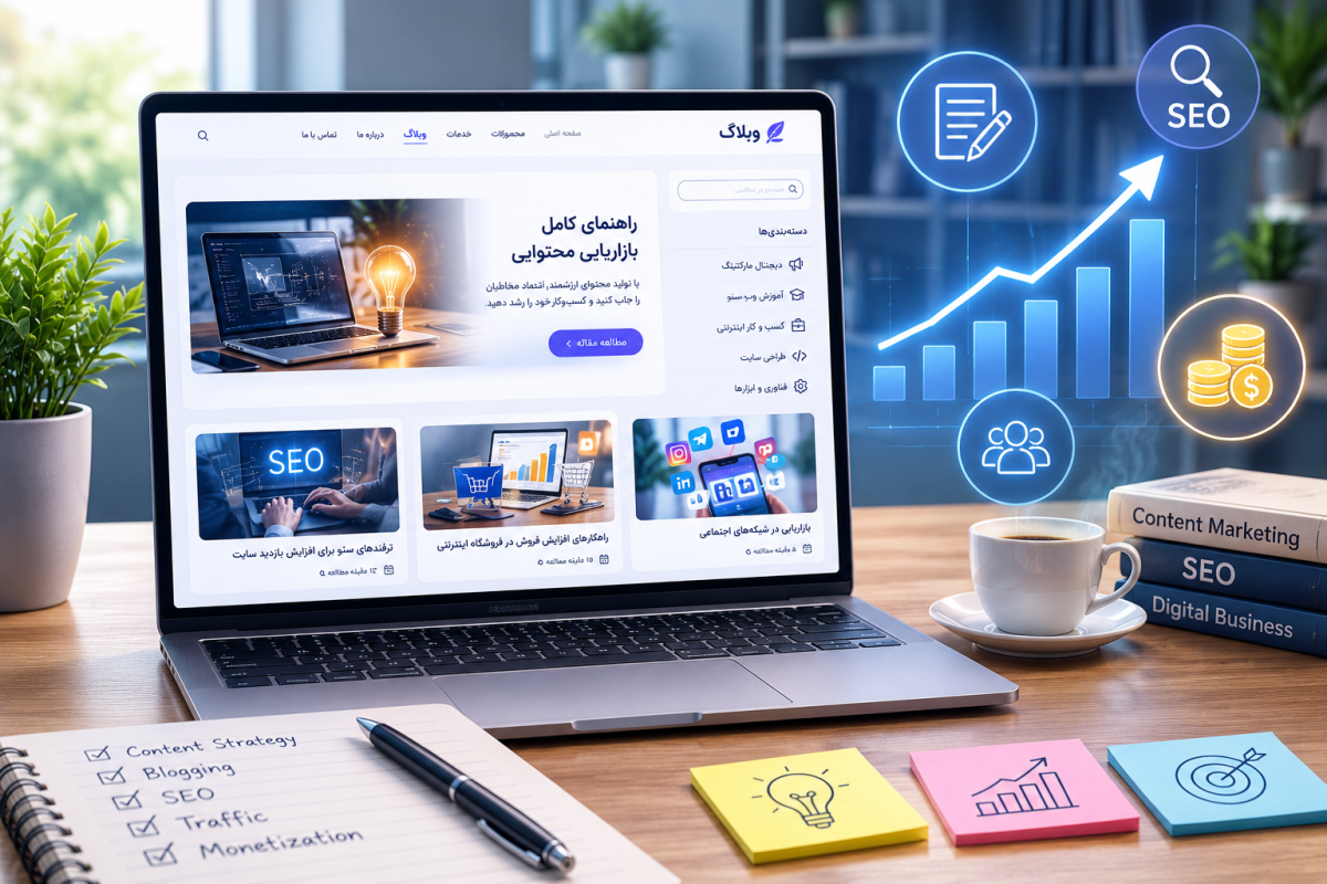 چطور یک وبلاگ پولساز برای سایت خود بسازیم؟ (استراتژی محتوا)